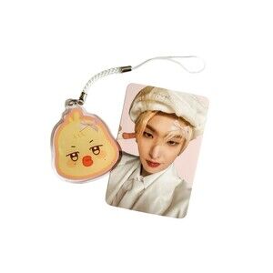Aniteez bbyongMING - Ateez Mingi Keychain Phone Light Stick Face Charm Kawaii